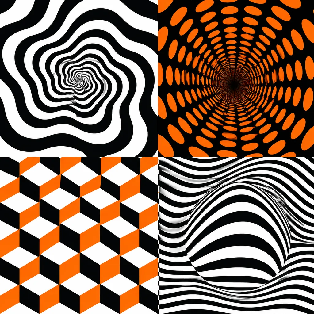 Op Art Optical Illusion Patterns