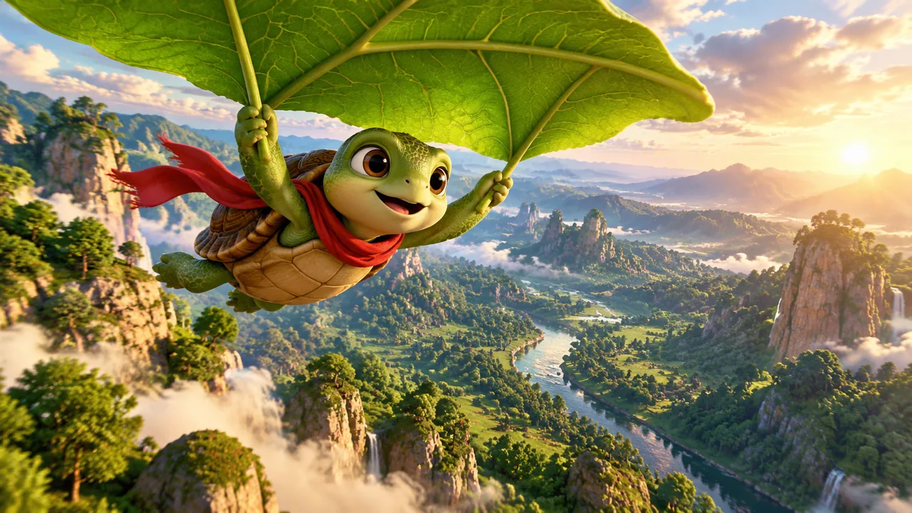 Turtle Leaf Glider Valley Keyframe