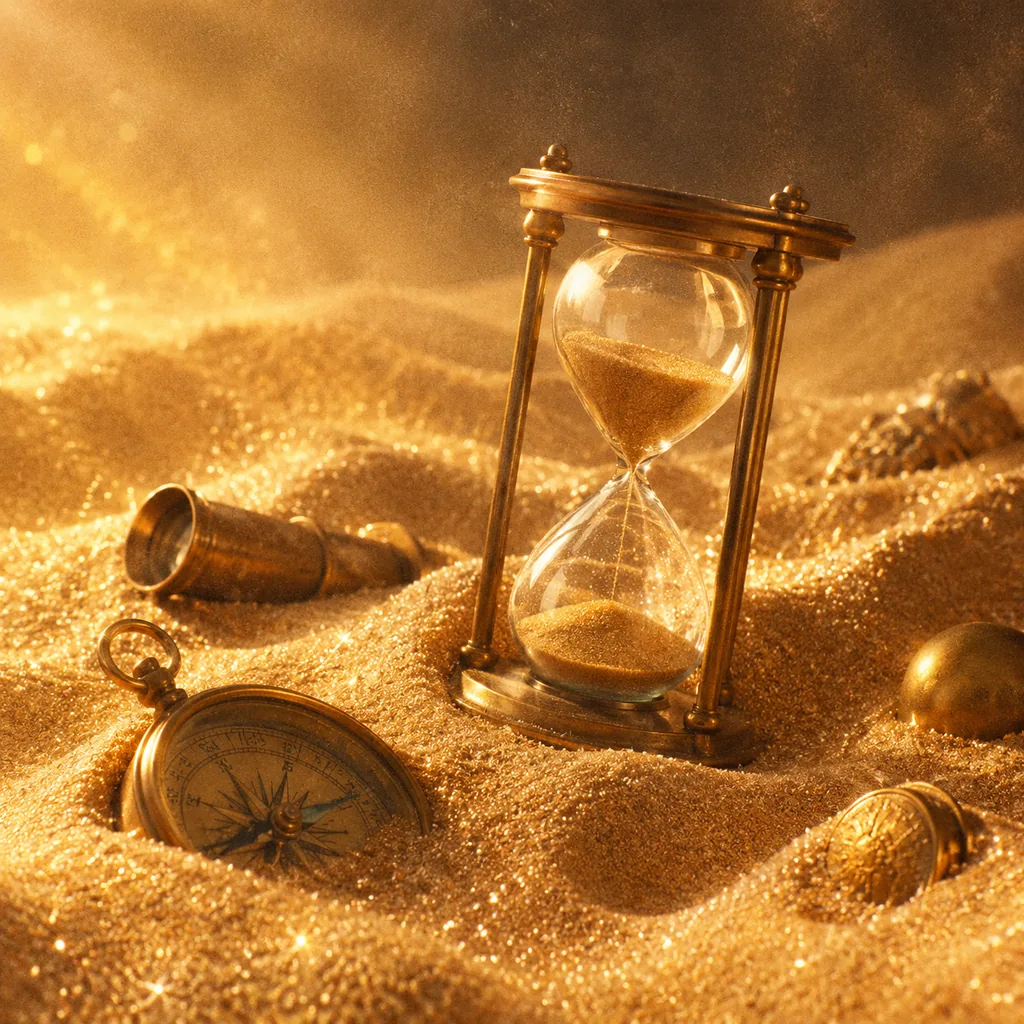 Vintage Golden Sand Still Life