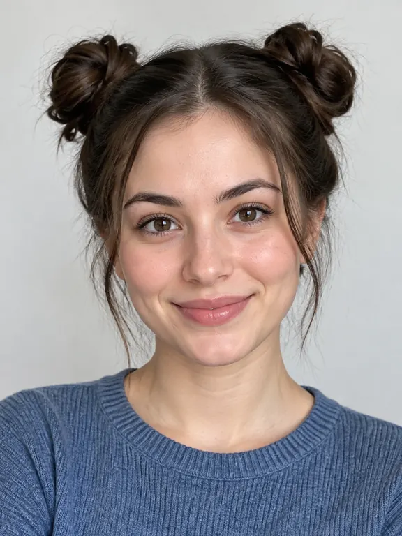 AI-generated reference image (fictional person/product)