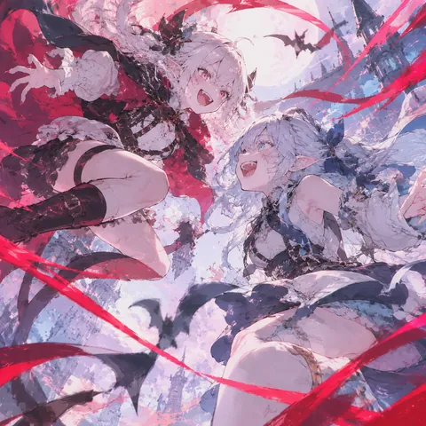 Anime Vampire Duel Keyframe
