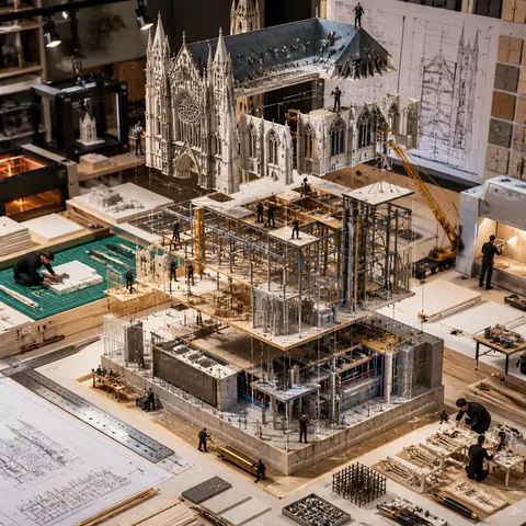 Building Exploded-View Model Diorama