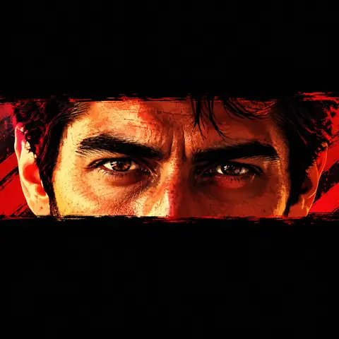 Graphic-Novel Eyes Strip Cinematic Poster Prompt