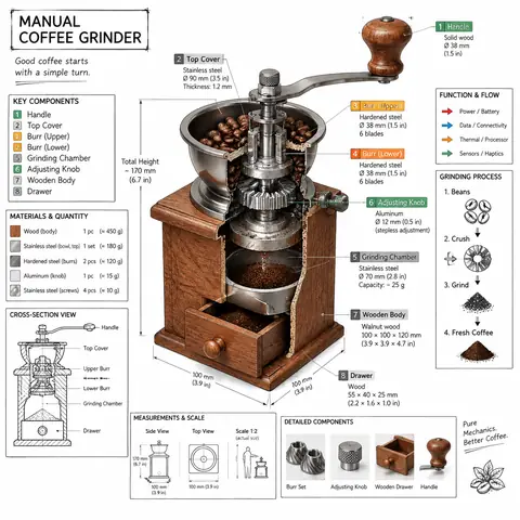 Isometric Technical Infographic of Any Object Prompt