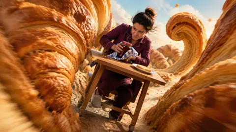 Jam Lid Twisting Pastry World Keyframe
