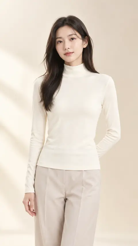 Minimal Apparel Model Poster from a Product Photo