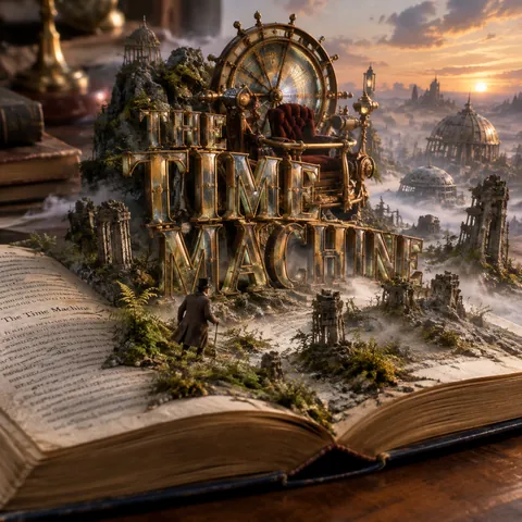 Open Book Cinematic Diorama Prompt