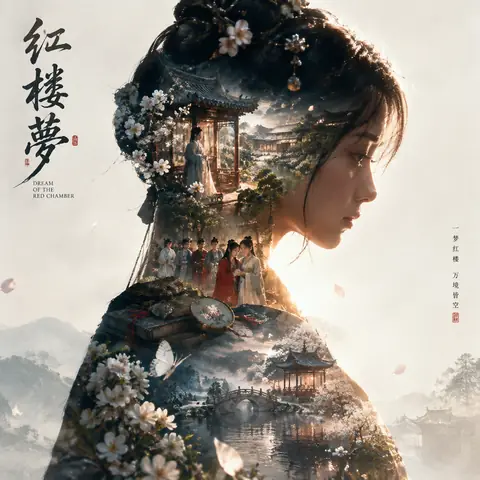 Silhouette Epic Story Poster (Chinese Prompt)