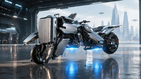 Suitcase to Flying Motorcycle Keyframe